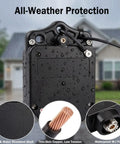 150W End Fed Half Wave Ham Radio Antenna waterproof housing with copper wire details for 80M-10M bands.