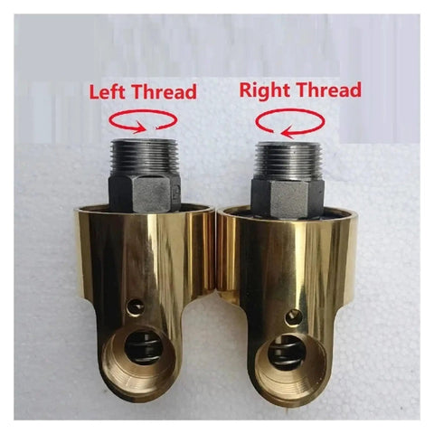 Beefy Brass Two Way Rotating Joint DN40 1.5-3/4 Inch Quick Connect Hose Fitting With Leak-Proof Seal And Smooth 360-Degree Rotation For No-Kink Performance, left and right thread