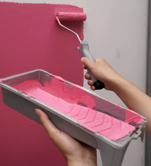 4 Inch Microfiber Paint Roller Covers With One Third Inch Nap Mini Rollers Pack Of 24 For Small Spaces Interior And Exterior Painting Reusable And Easy To Clean Home DIY Supplies