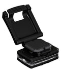 Hands Free Flashlight Strap Mount With Epaulet Clip for uniform epaulets and shoulder straps, magnetic with screw-in feature