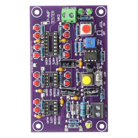 Amplifier Tester Module For Single Dual And Quad Operational Amplifiers High Speed And Low Speed Differentiation Board
