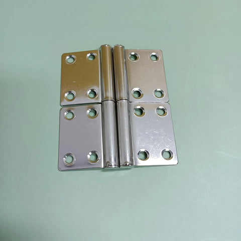 Stainless Steel Folding Butt Hinge 2 Inch For Cabinets Windows And Gift Boxes, Durable Corrosion Resistant Door Hinge Set, 10 Pack