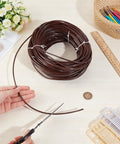 164Ft Round Plastic Wicker Replacement Cord 3.5mm Weaving Cord For Outdoor Patio Pool Furniture Repair DIY Ready Solid Spline