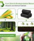 Corn starch process illustrating On The Go Eco Friendly Portable Toilet Replacement Bags 30 Liter 25 Count 1.5 Mil Thick Compostable