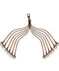 Leather Game Carrier Strap Belt With 12 Drop Slip Rings For Dove Duck Quail Pheasant And Other Small Game Bird Tote Hanger