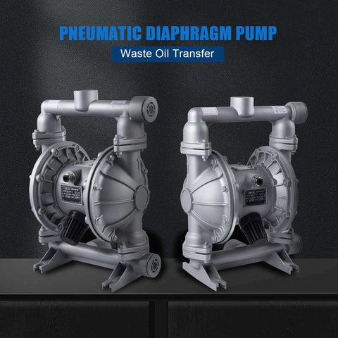 Tough As Nails Air Operated Double Diaphragm Pump Featuring One Point Five Inch Ports And Polypropylene Construction For Reliable Waste Oil And Chemical Transfer At 50 Gpm on display.