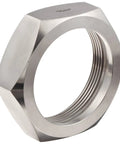 Stainless Steel 304 Sanitary Bevel Seat Hex Union Nut Pipe Fitting For 3 Inch Tube OD No Fuss Disconnect Threaded Tube Connection