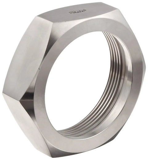 Stainless Steel 304 Sanitary Bevel Seat Hex Union Nut Pipe Fitting For 3 Inch Tube OD No Fuss Disconnect Threaded Tube Connection