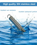 PPFEITOU stainless steel extension spring with hook ends, 1.5-inch length, close-up view