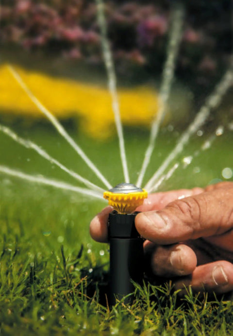 Pro Rotary Sprinkler With PRS Pressure Regulation, High-Efficiency Rotor, Hand Adjustable 45 To 270 Degree Pattern