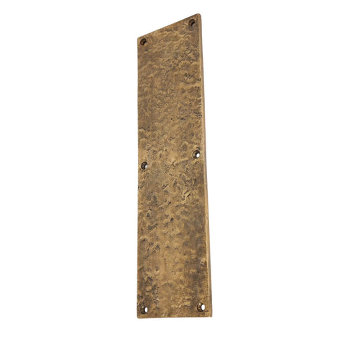 Heavy Duty Brushed Bronze Door Push Plate Shields Entryways From Scrapes While Raising Curb Appeal With A No Hassle Setup That Makes Securing Your Doors Dead Simple And Style Ready