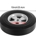 Solid Rubber 10 Inch Hand Truck Wheel With Five Eighth Inch Ball Bearing, 330 Lbs Max Load, Universal Replacement Tire