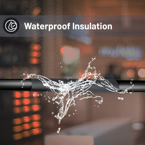 Waterproof insulation illustration for Heat Shrink Tubing Kit With 11 Sizes And 2 To 1 Shrink Ratio 580 Pcs In 6 Colors