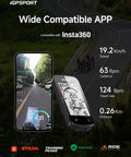 Product display of GPS Bike Computer With Wireless Connectivity And 2.6 Inch LCD Display showing riding metrics and app compatibility.