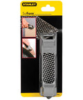 6 Inch Surform Pocket Plane Handy For One Handed Use With Quick Blade Tension on card with examples of use