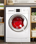 5 Pack White Plastic Safety Locks For Cabinets And Drawers With Extra Strong Adhesive on washing machine door