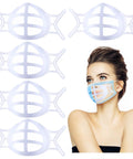 3D Mask Inner Support Frame With Ear Hook No Slip Mask Bracket on model, shows secure fit and breathability, 5 pack.