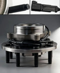 Front Wheel Bearing And Hub Assembly For Ram 1500 2006 2007 2008 And Ram 2500 3500 8 Lug With ABS Replacement shown in detailed view