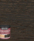 Wood Effects Charred Black Water Based Finish For Bare Wood That Delivers A Dope Naturally Aged Look In Minutes Can with Sample Result