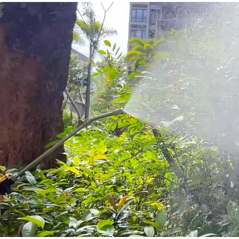 Replacement Stainless Steel Sprayer Wand With Adjustable Nozzle Trigger Wand And 24 Inch Hose For P2803 in use in garden