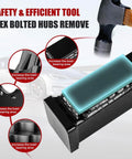 Heavy Duty Wheel Hub Removal Tool For Cars And Trucks Universal Bearing Extractor shown with details of design features.