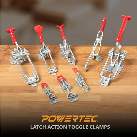Beefy Heavy Duty Toggle Clamp 1980 Lbs Holding Capacity With Adjustable 90 Degree Vertical U Bolt Latch And Anti Slip Grip