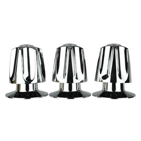 Three Handle Tub And Shower Remodel Kit For Price Pfister Verve Chrome Finish Restores Worn Tub And Shower Handles Includes Flanges And Nipples