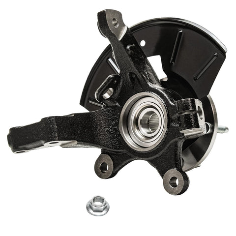 2 Front Steering Knuckles And Wheel Bearing Hubs Heavy Duty Replacement Kit For Ford Escape Mazda Tribute Mercury Mariner 2005 2011