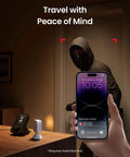 Smart MmWave Radar Motion Sensor with Bluetooth, detects intruder via phone alert, compatible with Alexa HomeKit Apple Home.
