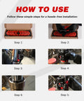 Installation guide for Universal Motorcycle Fork Seal Driver Kit With Twelve Plastic Fork Seal Drivers And Two Steel Bodies