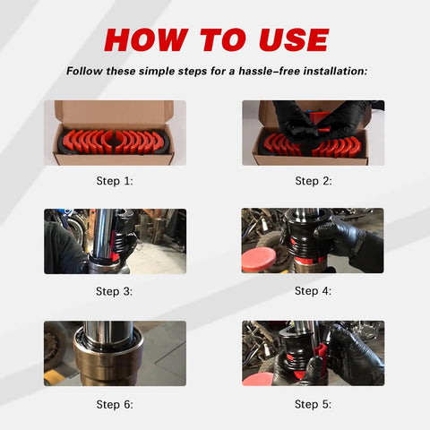 Installation guide for Universal Motorcycle Fork Seal Driver Kit With Twelve Plastic Fork Seal Drivers And Two Steel Bodies