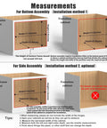 Measurements for Smooth Glide Pull Out Cabinet Organizer and Slide Out Drawer installation methods for face frame and frameless cabinets