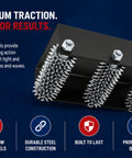 Triple Star Wheel Carpet Roller For Easy Grip And Smooth Stretching Pro Grade Carpet Install Tool with star wheel close-up