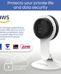 Indoor Security Camera With Night Vision And 1080P HD, WiFi Home Surveillance For Baby And Pets, Motion Alerts, Two Way Talk
