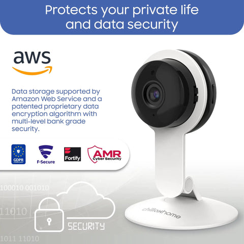 Indoor Security Camera With Night Vision And 1080P HD, WiFi Home Surveillance For Baby And Pets, Motion Alerts, Two Way Talk