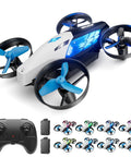 2 In 1 Mini Drone For Kids And Teens With 7 Plus 2 Light Modes And 5 Flying Postures Indoor Nano RC Quadcopter with remote