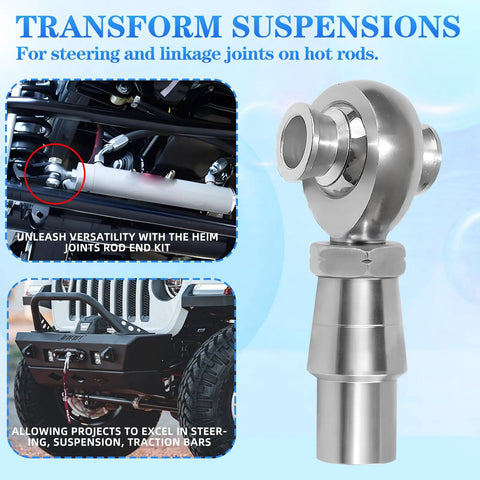 Heavy Duty Chromoly 3 4 16 Heim Joint Rod End For Panhard Suspension Linkage Off Road Jeep Truck Parts side view showing precision design.