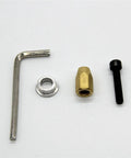 Allen key, metal washer, brass nut, and black screw for Machined Aluminum Alloy Spinner 1.5 Inch 38mm For Three Blade RC Airplane Propeller