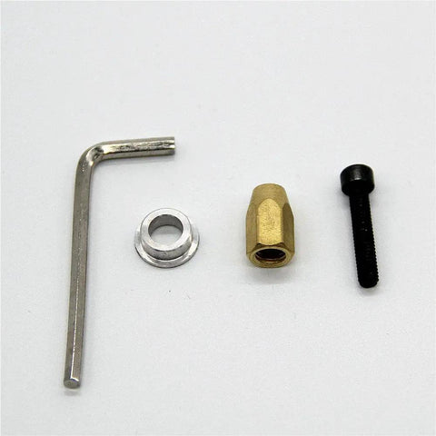 Allen key, metal washer, brass nut, and black screw for Machined Aluminum Alloy Spinner 1.5 Inch 38mm For Three Blade RC Airplane Propeller