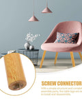 Solid Wood Furniture Legs Replacement Set For Chairs, Cabinets, Tables And Dressers, Heavy Duty Load Bearing, Dope Modern Design