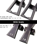 Heavy Duty Aluminum Dovetail Marker Guide Two Pack with scale markings for precise joint assembly and DIY projects.