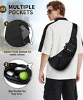 Lightweight Outdoor Sling Bag For Men And Women Crossbody Chest Pack with water-resistant tear-resistant surface
