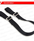 Front Fork Pull Sling Leash For Motocross And Enduro Recovery Gear adjustable black strap with buckles shown