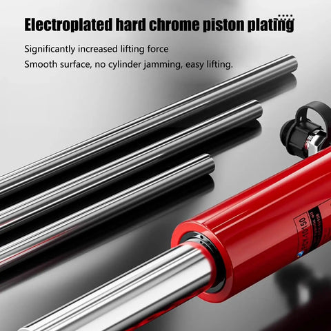 Heavy Duty Hydraulic Jack Kit With Manual Pump And Auto Retraction 10 Ton Lift Capacity 2 Inch Stroke Garage Ready detail