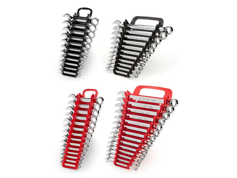 Stubby And Standard Length Wrench Set With Holders 50 Piece Inch And Metric Wrenches Built For DIYers And Pros To Handle Tight Spots As Shown