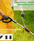 Ergonomic Back Saver Handle Extension For Weed Eaters And String Trimmers Fits Most Shaft Sizes 26mm Or 28mm Easy Install