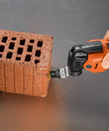 Starlock Plus E Cut Carbide Pro Saw Blade TiN Coated cutting a brick