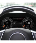 Chevrolet Camaro 12.3 Inch Car LCD Dashboard Panel Plug And Play Replacement For 2015 2023 Smart Digital Cluster Virtual Cockpit Speedometer Gauges Dope Ride Ready shown in steering wheel view