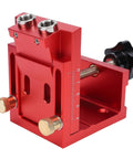 Heavy Duty Pocket Hole Jig Kit With Dual Scale Sliders And Precision 15 Degree Angle for easy cabinet joint assembly.