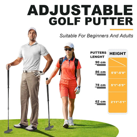 Adjustable Golf Putter For All Ages With A Two Way Right And Left Handed Design Kid Friendly Mini Golf Set For Youth And Adults.
